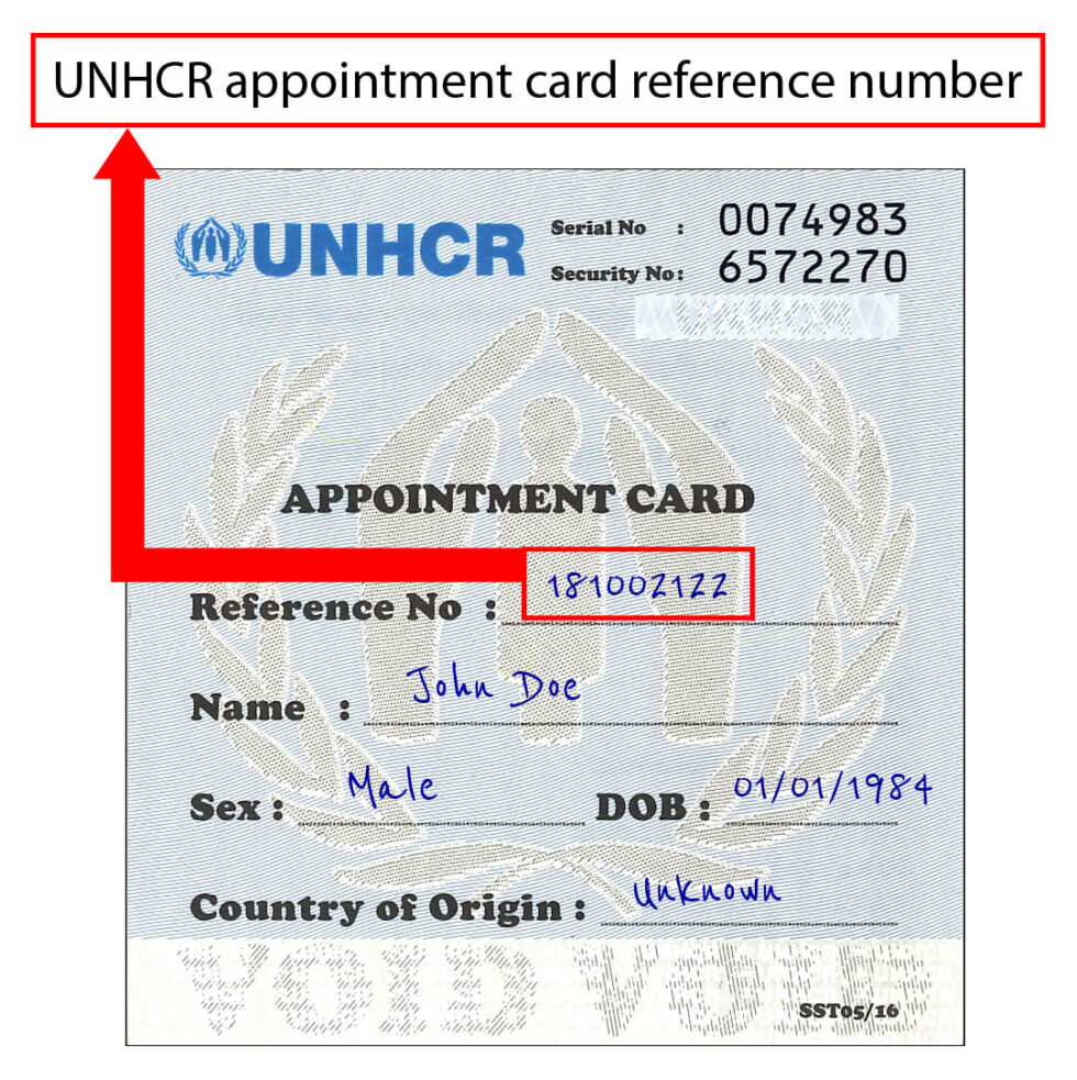 UNHCR Documents - Refugee Malaysia