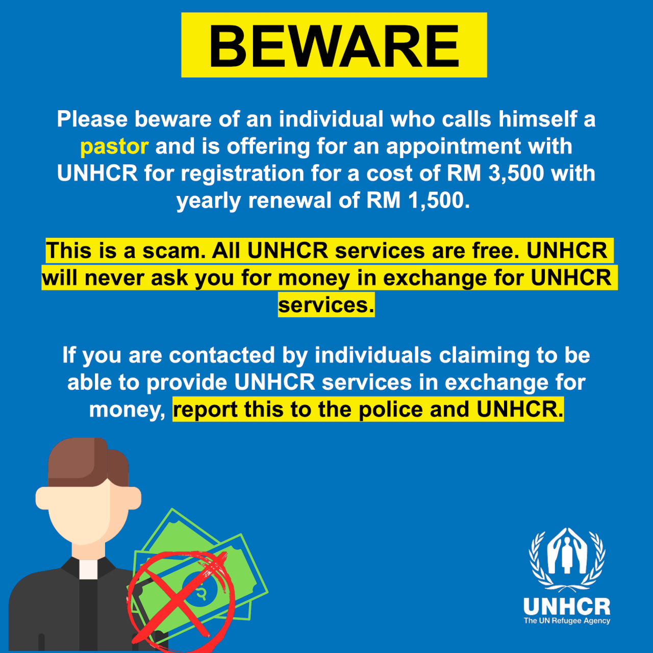 Beware Of Scams Refugee Malaysia